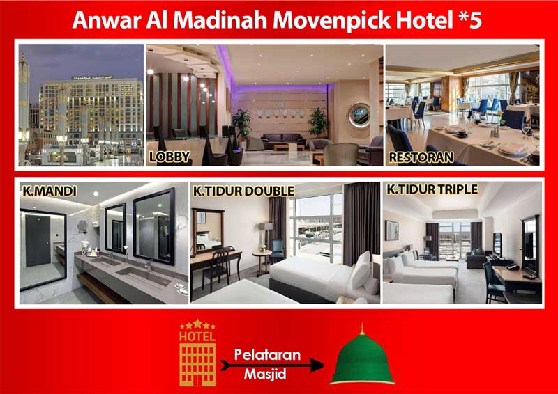 anwar al madinah movenpick hotel bintang lima